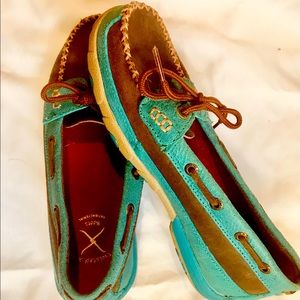Womans Twisted X ballet flat moccasin  size 7